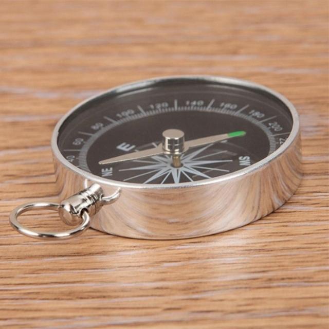 Outil de navigation extérieure de chasse au compas de poche en métal (ESG19185)