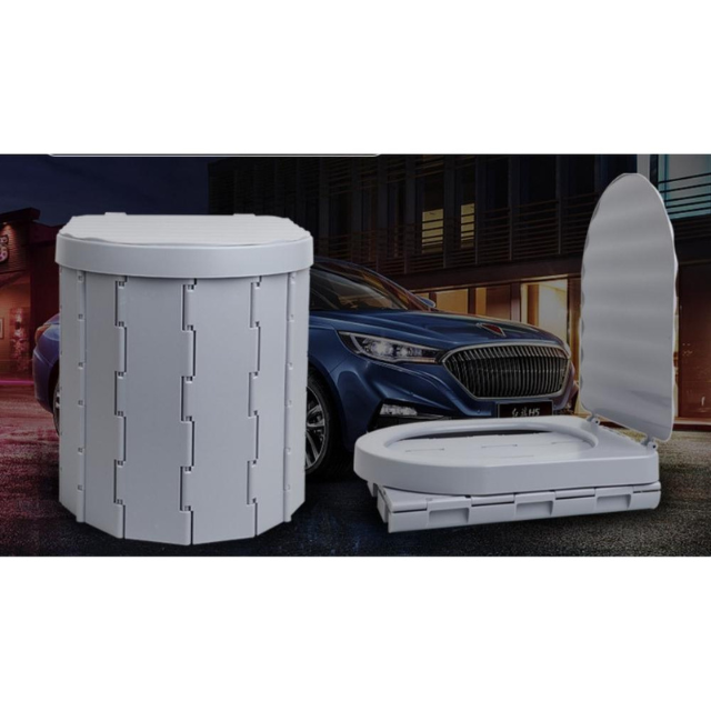 Siège de toilette pour voiture pliage portable avec couvercle (ESG21123)