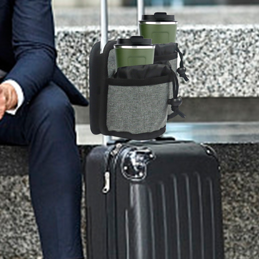 Organisateur de valise portable Bringe Caddy Sac contienne deux tasses à café (ESG16091)