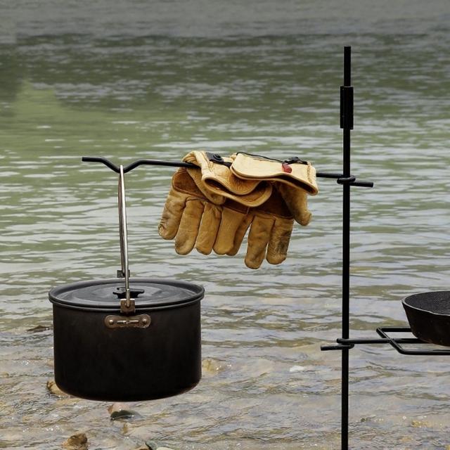 Ustensiles de cuisine en plein air suspendus camping portable pliable (ESG15351)