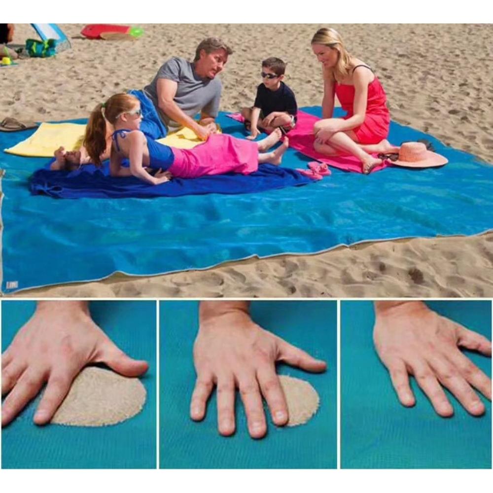 Tapis de plage à séchage rapide en maille sans sable résistant à la saleté et à la poussière (ESG20609)
